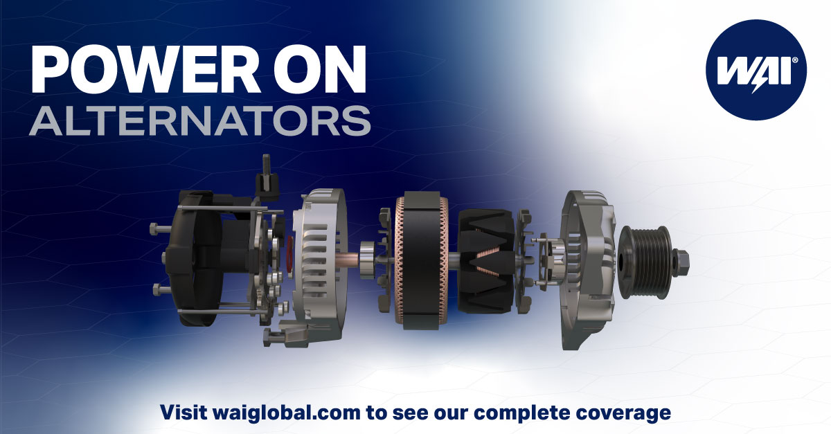 WAIglobal's tweet image. Be confident that we have you covered with our extensive range of all makes and models. We remain the leader of first-to-market products all developed with our innovative technologies and high endurance components. #alternators #waiglobal