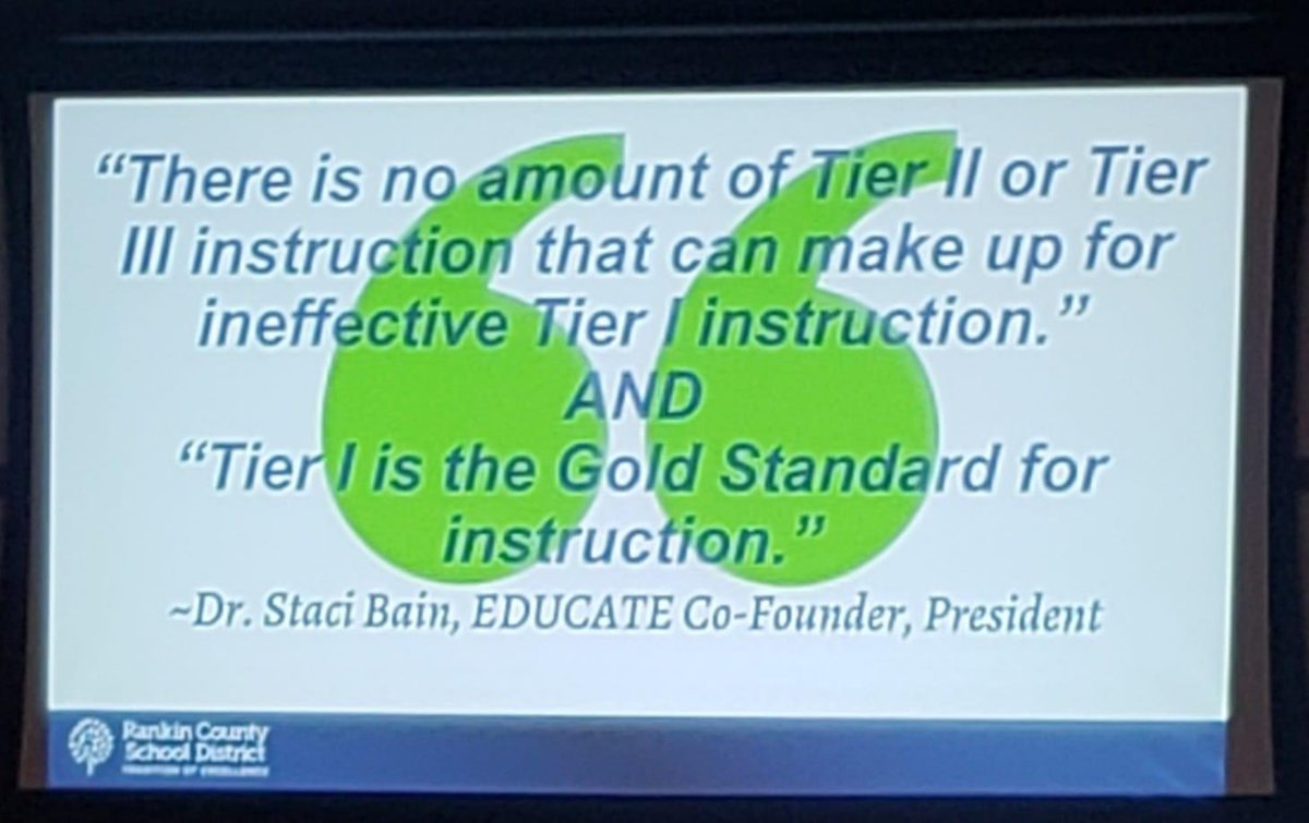 Tier 1…a healthy school system ensures it is the first and best instruction. All students are general education students first, and Educate is honored to work with districts to advance our collective first, best teaching. Thanks for sharing, Kristen Koeller <a href="/reading_league/">The Reading League</a>!
