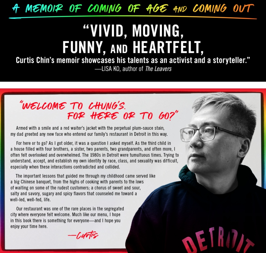 Join us to celebrate the launch of Curtis Chin's upcoming memoir, 'Everything I Learned, I Learned in a Chinese Restaurant.' This virtual event with the author is presented by the AAPI Civic Engagement Fund and co-sponsored by RUN AAPI. Sign Up: bit.ly/3LJQtL6