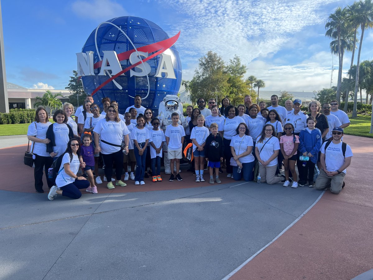 CumberlandCoSch's tweet photo. ππ We are over the moon (literally) to share that our CCS students had the incredible opportunity to visit the International Space Station π°οΈ in Florida as part of the STARward STEM program! π #STARwardSTEM https://t.co/ZVGG9TQxx9