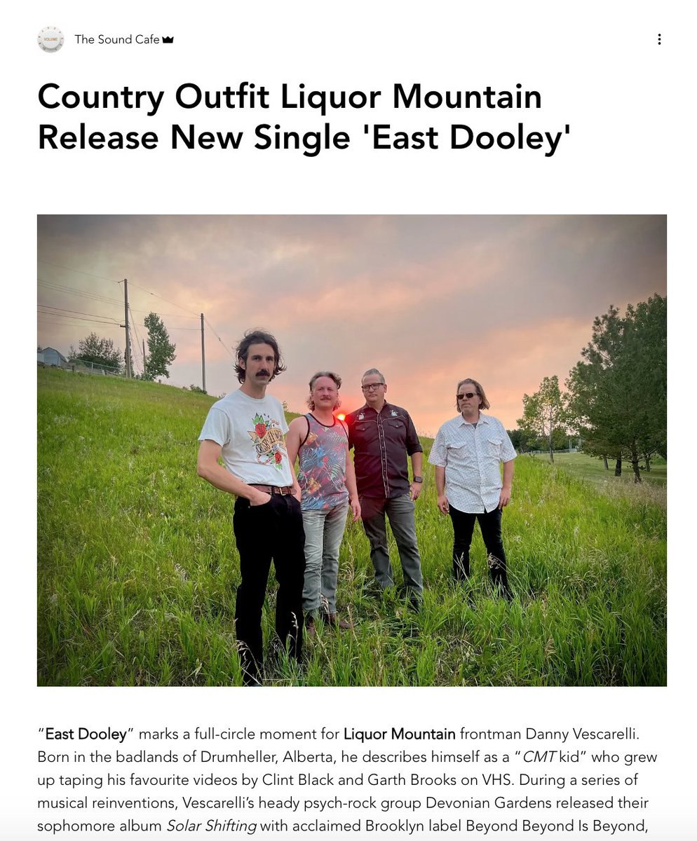 Thank you #TheSoundCafe for including #LiquorMountain this week...read here: shorturl.at/vzFPS