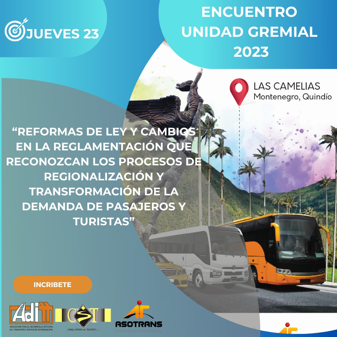 En nuestro congreso de la #UNIDADGREMIAL tendremos destacados panelistas con los principales temas del sector transporte.
Información 👉consejosuperiordeltransporte.org/encuentro-de-l…