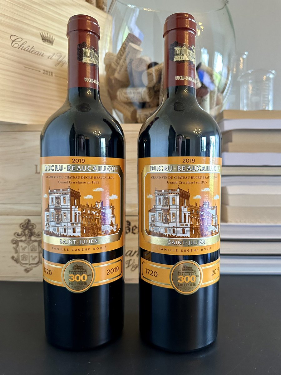 wine_learn's tweet photo. Found these on sale and bought the last two. Special 300 year anniversary edition. 

“The wine of the vintage in Saint-Julien, if not all of the Médoc, the 2019 Château Ducru-Beaucaillou “ @jebdunnuck 💯/💯 points. https://t.co/eLFSZzuXXj