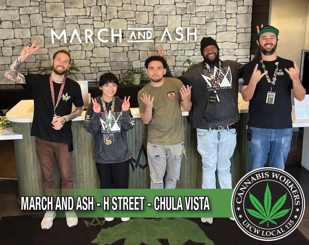 These excited union members work in the #cannabis industry at March and Ash's H Street location. Their contract ends in 2024 and with living costs soaring, they're eager to use their power to secure the best contract for themselves & their co-workers. 
#ufcw 
#cannabisunion
