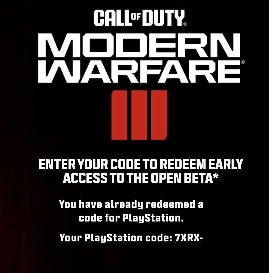 CharlieIntel on X: Activision has started to email out beta codes for PS4  users who redeemed a code on the COD site.  / X