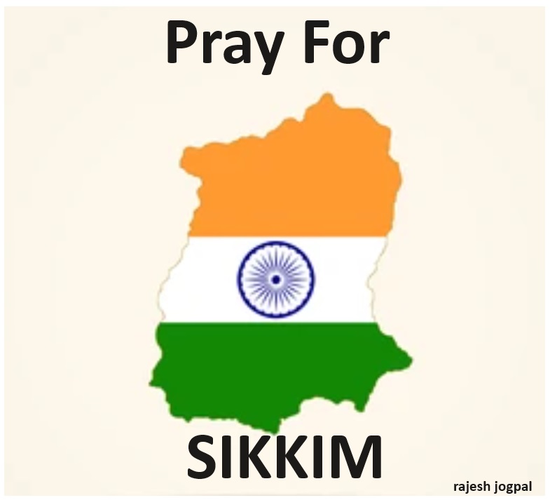Chungthang Dam of North Sikkim has burst due to cloud bursts and flash floods. Most of Sikkim is flooded. Let's pray for Sikkim

#prayforsikim 
#sikkimflood
#rajeshjogpal
#sikkimtourism
#sikkimdiaries
#sikkimgovernment