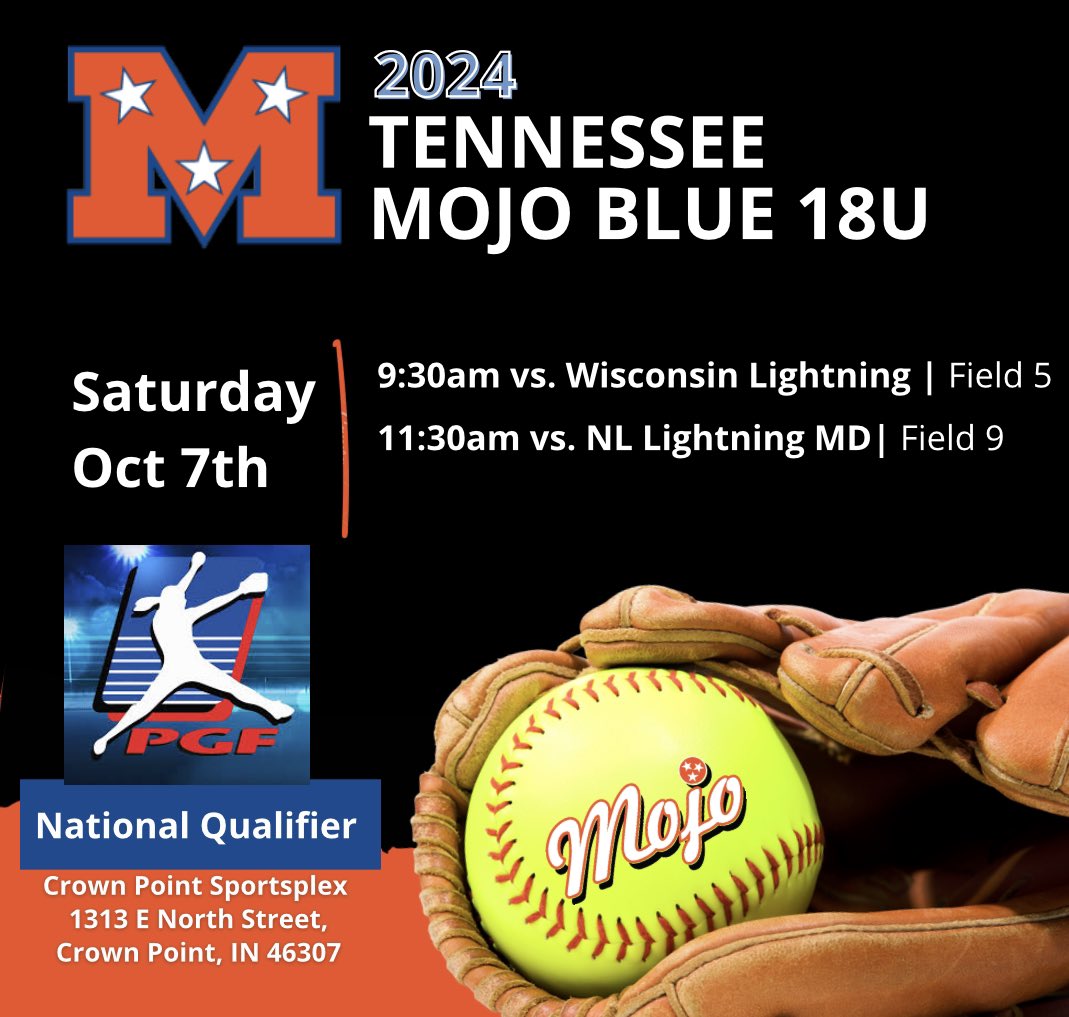 Looking forward to this weekend in Crown Point 
#Mojo🧡💙<a href="/PGFnetwork/">PGF</a>