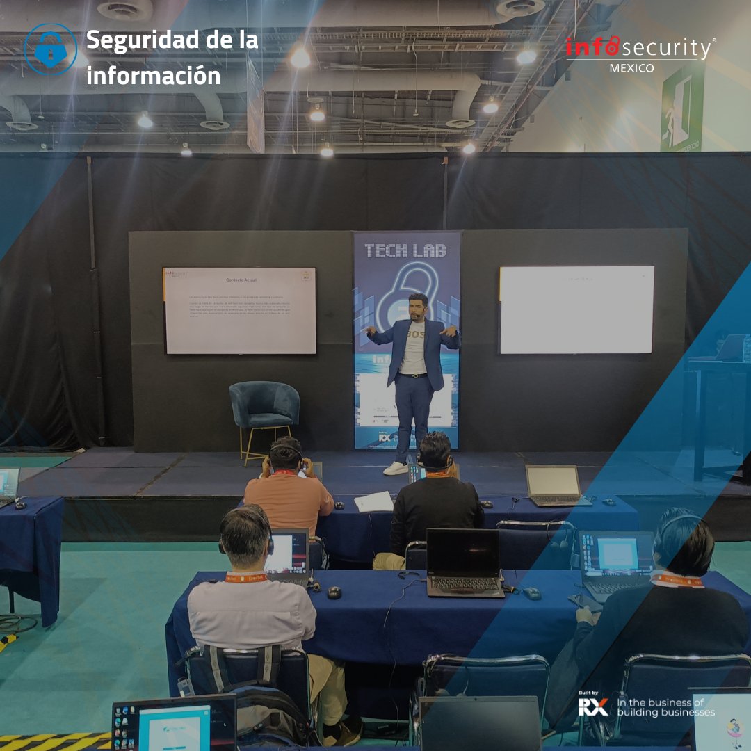 Infosecuritymx's tweet image. #EnriqueHerrera en su taller &quot;Red team - Penetration
testing&quot; mostrando cómo los hackers éticos identifican y solucionan vulnerabilidades 💻🔐
#Cyberimox 
#InfosecurityMéxico2023 #Ciberseguridad