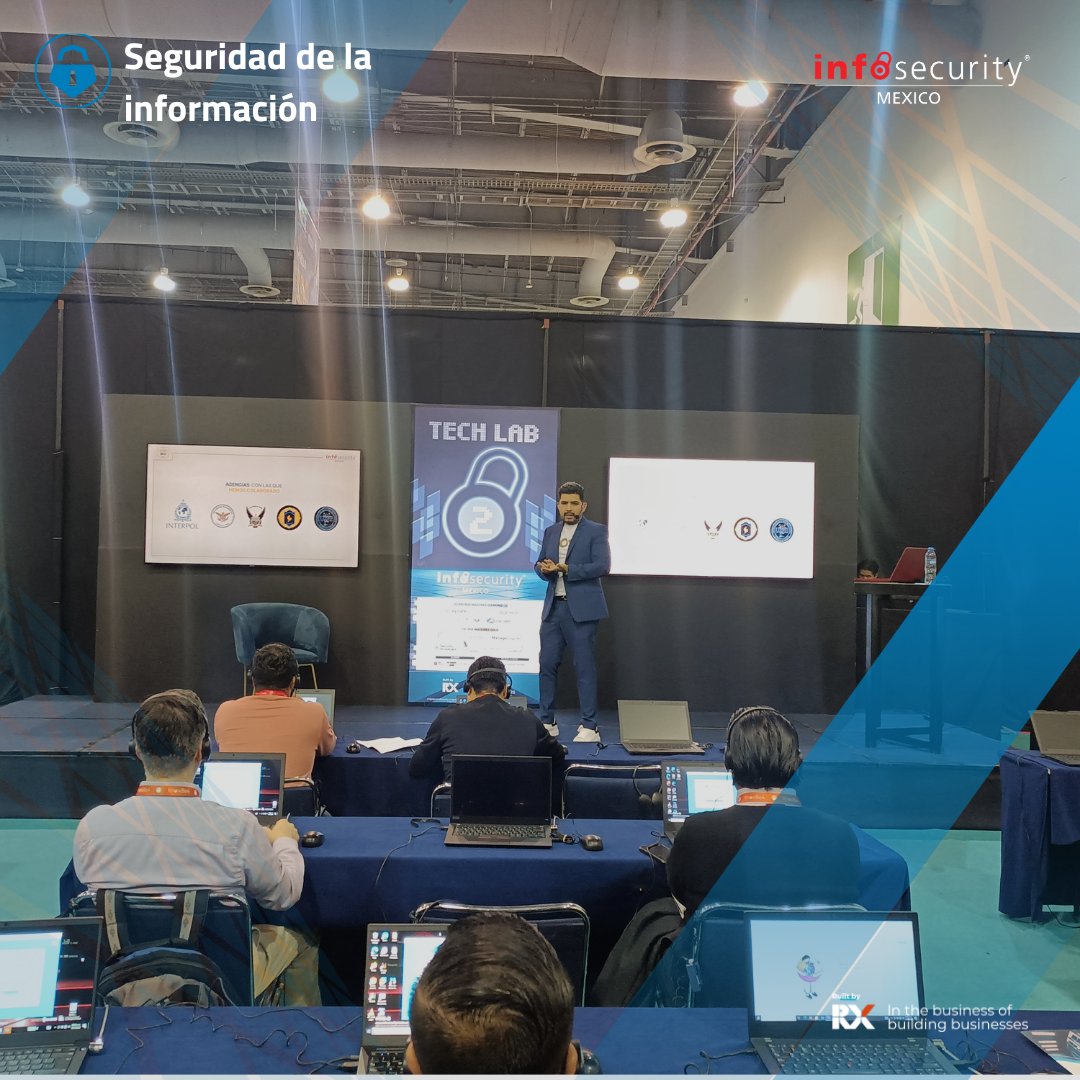 Infosecuritymx's tweet image. #EnriqueHerrera en su taller &quot;Red team - Penetration
testing&quot; mostrando cómo los hackers éticos identifican y solucionan vulnerabilidades 💻🔐
#Cyberimox 
#InfosecurityMéxico2023 #Ciberseguridad