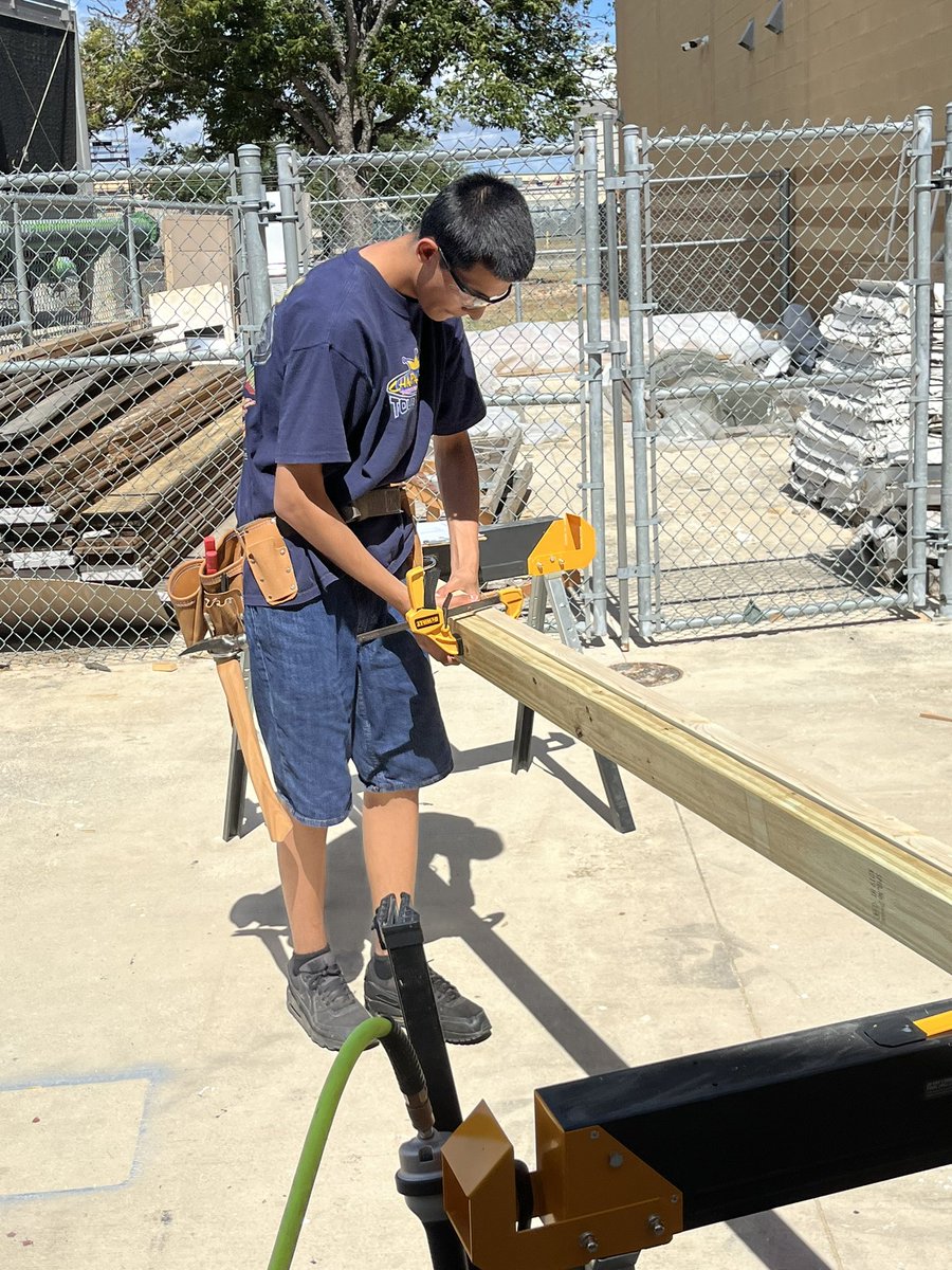 Mr Rice construction class is working hard and safely <a href="/SeguinHSTx/">Seguin High School</a> <a href="/SeguinISD/">Seguin ISD</a> <a href="/Matador_Support/">Seguin ISD Student Services</a> <a href="/SeguinCTE/">Seguin CTE</a> <a href="/lasirena73/">Christine Peréz (ella/she/her)</a>