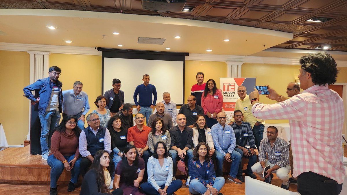 ashajadeja's tweet photo. Thank you #AnitaManwani & #TieSiliconValley for arranging an amazing conversation between #SharadSharma founder of #ISpirit India & #DheerajPandey founder of #Nutanix. In Los Altos.
We all came away so inspired about the startup possibilities with the powerful #IndiaStack. https://t.co/fn0b2Csg8B