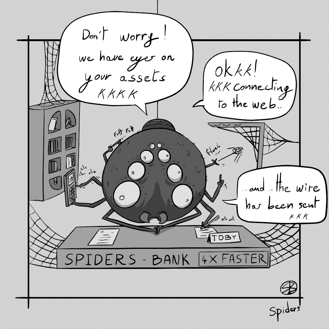 Inkto-code-tober 2 - Spiders - Threaded bank accounts !

Devlog:
Made myself a one push "ready to draw" button:
+ Set Pen brush Opacity to 1.0 + Disable pressure
+ Disable "Use light" on all GP
+ Use Lasso select tool in edit
+ etc...

#inktober2023 #greasepencil #b3d #b2d