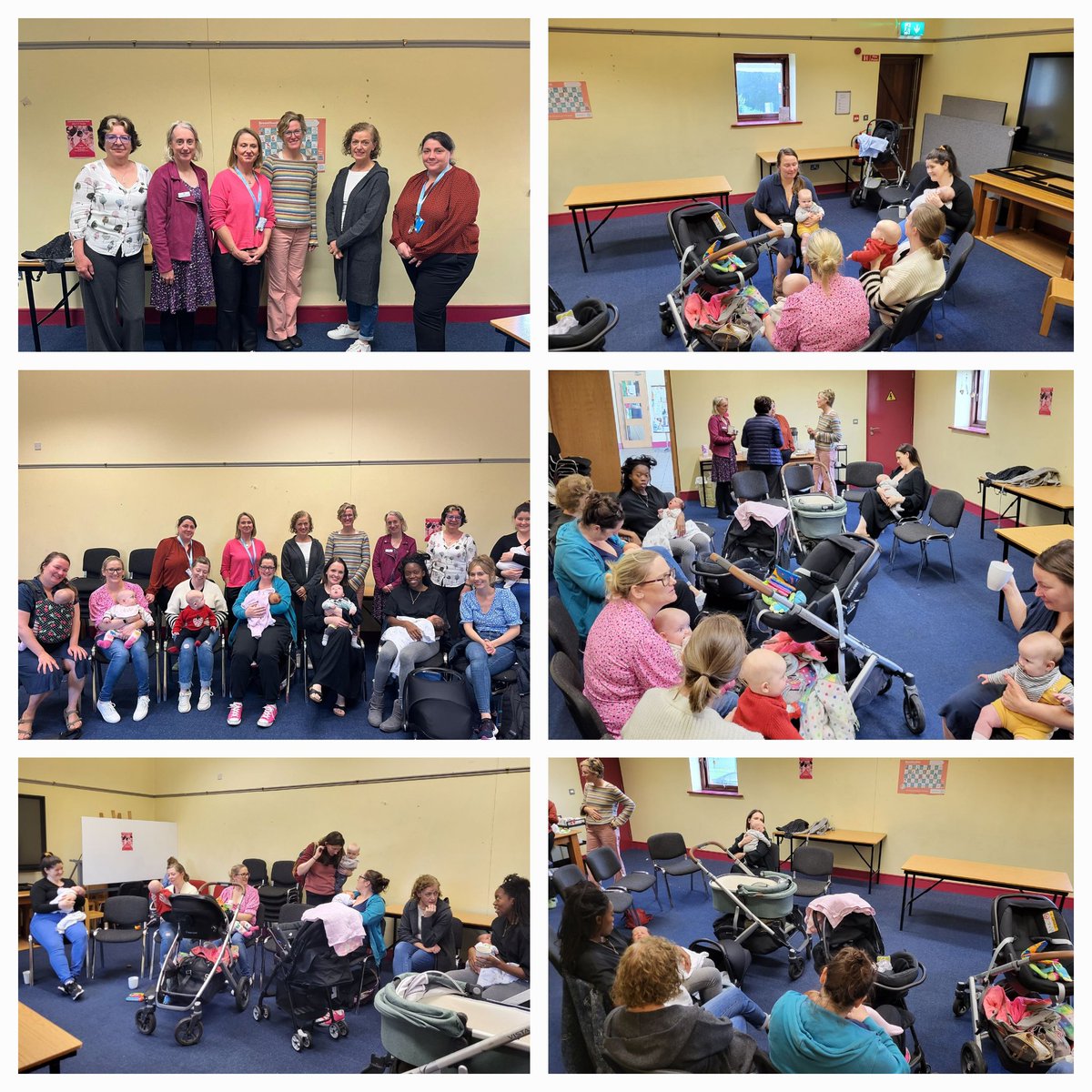 National Breastfeeding Week 1st - 7th October. Today, Lactation Consultants from Maternity Dept, UHG, celebrated by holding a gathering offsite at Westside Library in collaboration with the voluntary support group leaders of La Leche League/Cuidiu Galway.