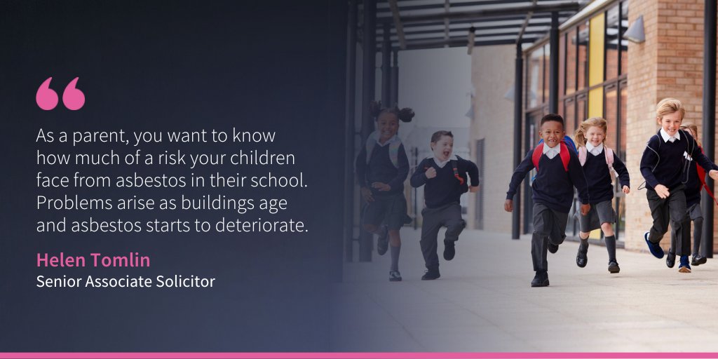 Recent press continues to highlight the ongoing risks of #AsbestosInSchools. As a #Parent, how worried should you be, and what can you do about it? Our workplace illness expert <a href="/TomlinTowers/">Helen Tomlin</a> explores the issue in our latest article: bit.ly/3PJh2Bf #Asbestos