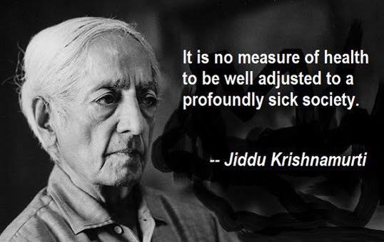STURAN2100's tweet photo. "Derinlemesine hasta bir topluma uyum sağlamak bir sağlık ölçütü değildir…”
Jiddu Krishnamurti https://t.co/AOS8zL1O0P