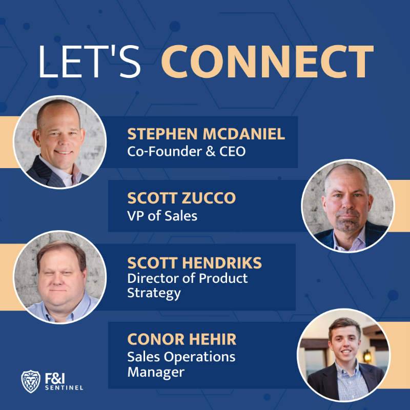 We’re counting down to the Auto Finance Summit in Las Vegas later this month! If you're attending, be sure to connect with our F&amp;I Sentinel team members. We look forward to seeing you there!