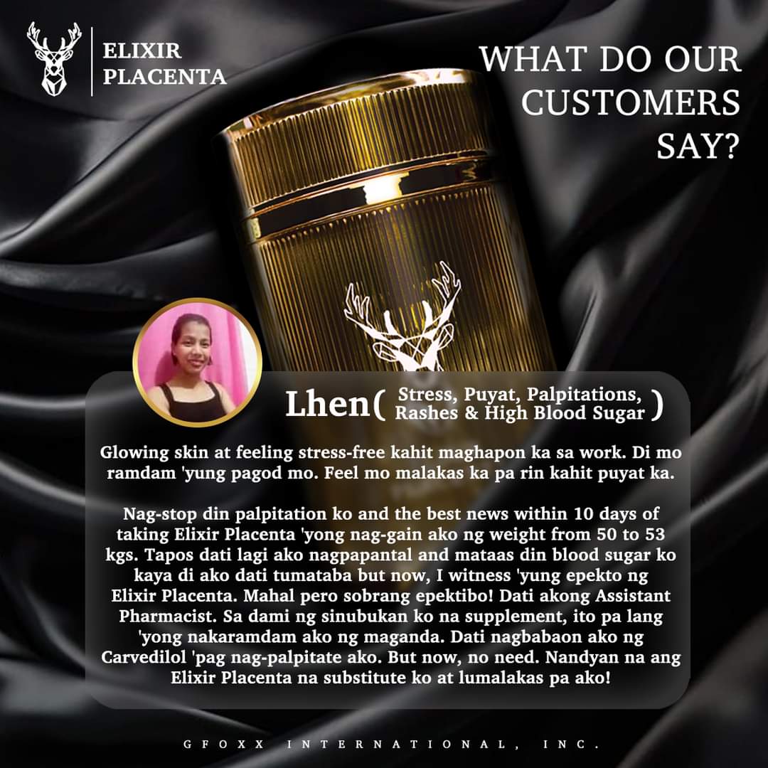 Elixir_Placenta's tweet image. What do our customer say??

Let us all dig into 𝐌𝐬. 𝐋𝐡𝐞𝐧&apos;𝐬 incredible testimony! She suffered from stress, sleep deprivation, rashes, and high blood sugar level. Her health problems vanished once she took the risk of testing the power of the 𝐄𝐥𝐢𝐱𝐢𝐫 𝐏𝐥𝐚𝐜𝐞𝐧𝐭𝐚.