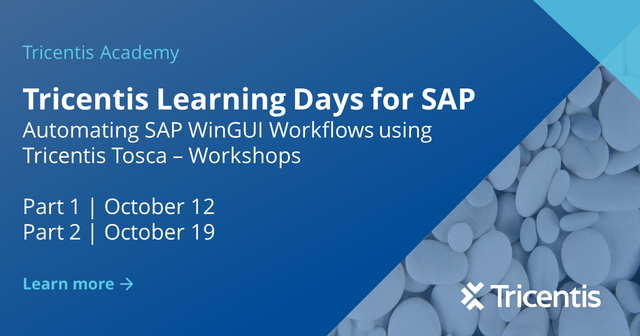 Tricentis's tweet image. ✉️ #TricentisAcademy invites you to join our first live sessions for the Tricentis Learning Days for #SAP! 

Learn how to automate the SAP #O2C workflow using Tricentis #Tosca &amp;amp; learn the #bestpractices involved in SAP #automation. 👋 See you there: bit.ly/3LDmzs6