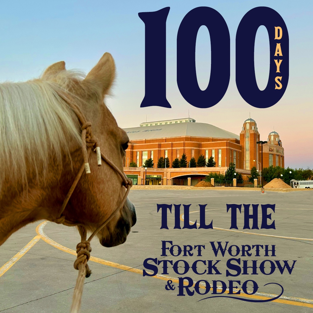 We are 100 DAYS away from the LEGENDARY Fort Worth Stock Show & Rodeo. 🤠 Don't miss out on this experience! Get your tickets at Ticketmaster.com 🎟️