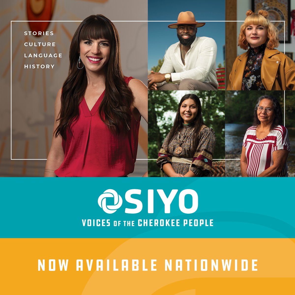 osiyo_tv's tweet image. #OsiyoTV is now available nationwide! 🎉

“Osiyo, Voices of the Cherokee People” has been nationally syndicated through @NETA_Tweets.

Learn more about this incredible step towards increasing #NativeRepresentation in mainstream media in the link below.
anadisgoi.com/index.php/cult…