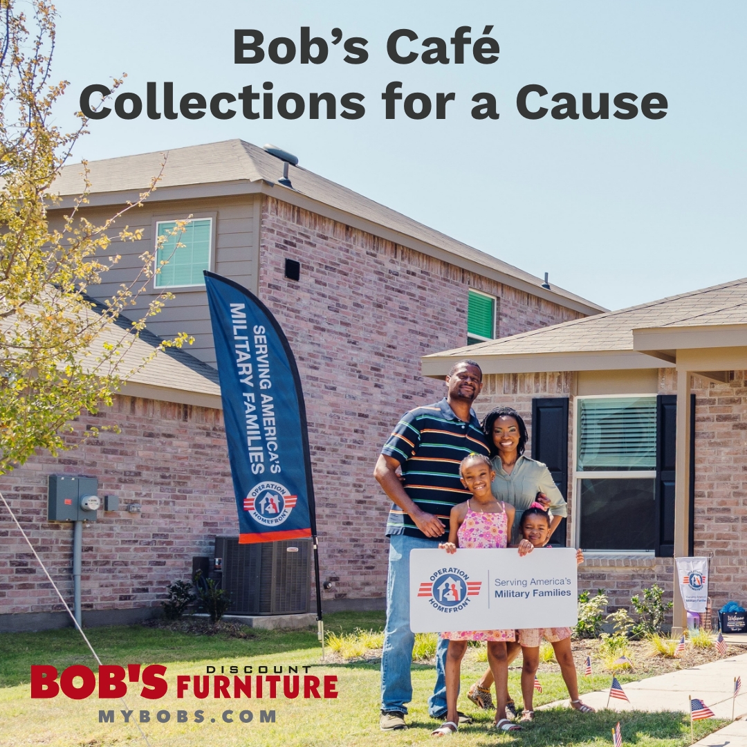 Bob’s is committed to supporting nonprofits in our communities — and we’re excited to invite guests to support @Op_Homefront during our fourth quarter Café Collection for a Cause! Learn more here: mybobs.shop/45lKO4S