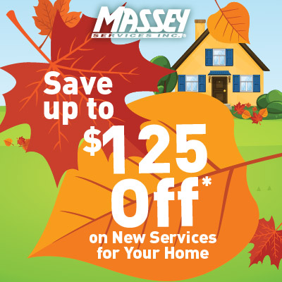 Massey Services is offering great discounts on all our services this October for a limited time! Click on the link and start saving! ow.ly/oHq650PT5vf #MasseyServices #LimitedTimeOffer #Discounts #SaveBig #PestControl #LawnCare #HomeMaintenance