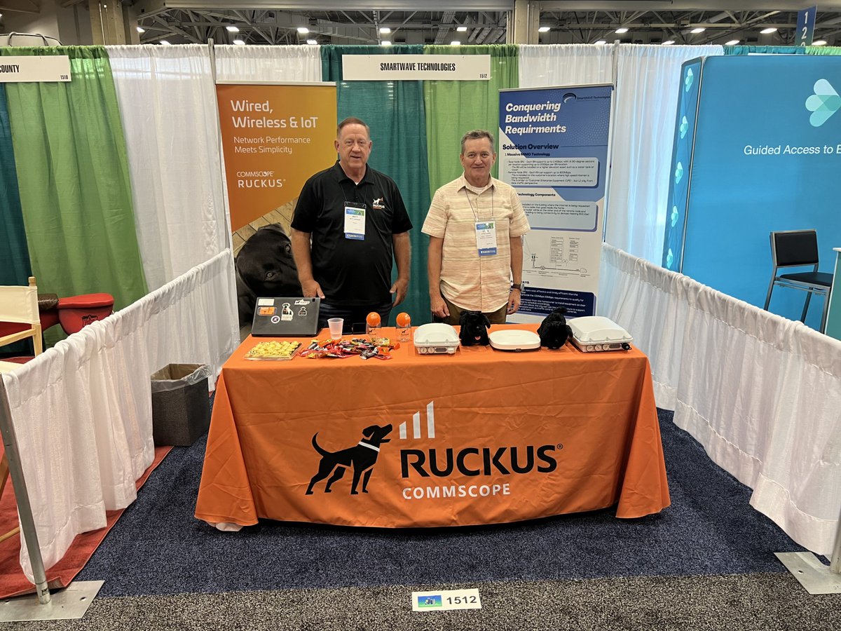 SmartWave_Tech's tweet image. IT'S TIME! Check out booth 1512 at the Texas Municipal League tradeshow this week in Dallas, TX! Ask how RUCKUS Networks and SmartWAVE are working together to bring connectivity to the unserved and underserved.
#TML2023 #catchthewave #wifi #wireless #broadband #digitalequity