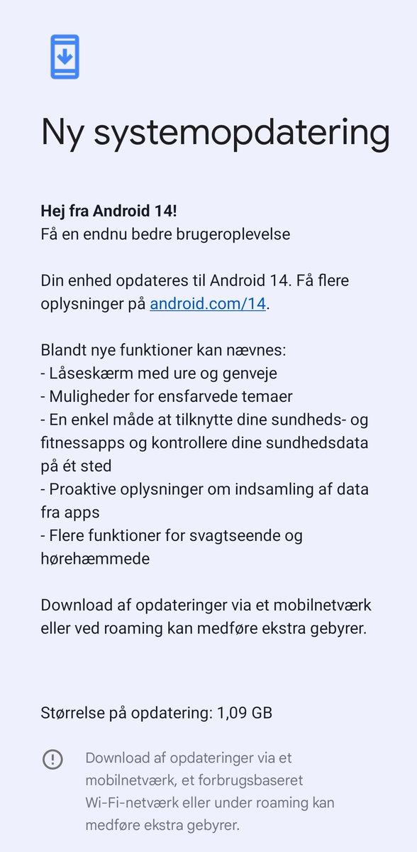 isonick's tweet photo. Og så får min #pixel7dk også lidt kærlighed af Google. #digidk #techdk https://t.co/9ueqAOCcul
