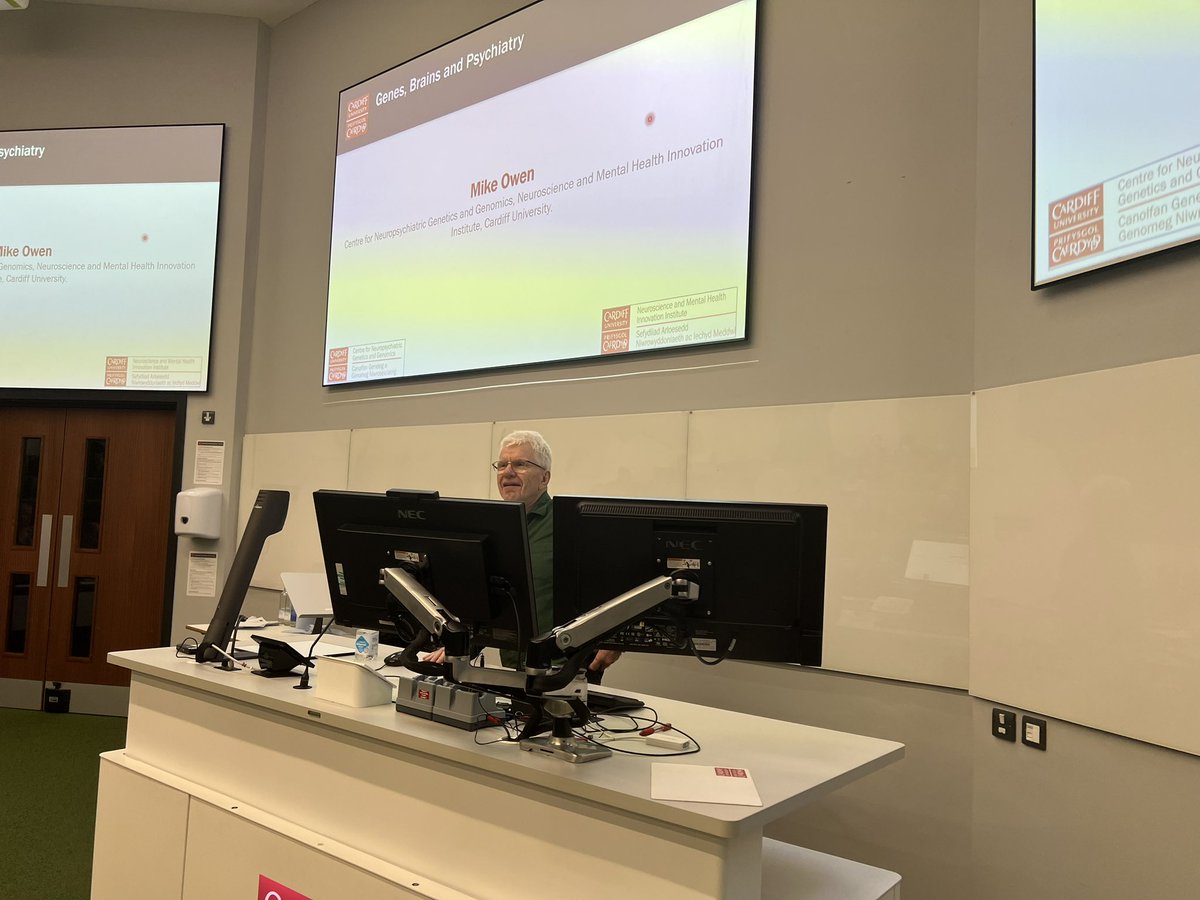 We have our first lecture of the 2023/24 programme tonight! Prof. Sir Michael Owen of Cardiff University <a href="/neurosciencecu/">Cardiff University Neuroscience & Mental Health</a> will be telling us more about “Genes, Brains and Psychiatry” 🗣️