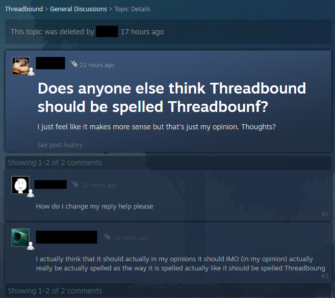 ThreadboundGame's tweet photo. 🤔
#indiegame #indiedev #gamedev #threadbound https://t.co/kz6lgNdzpJ