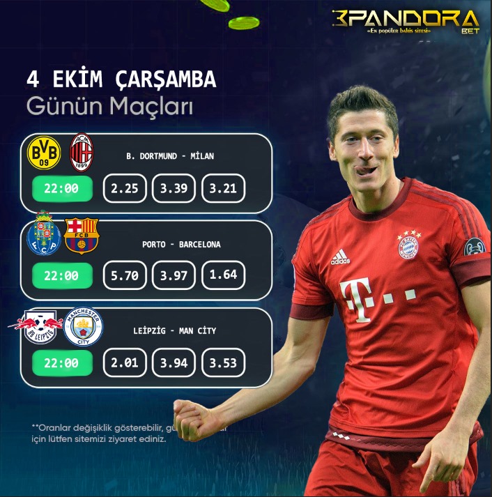 ⭐️ PANDORABET İLE ŞAMPİYONLAR LIGINE ÖZEL HER YATIRIMA NAKIT PARA

💸 1000 TL YATIRIMA 300 TL NAKİT BİZDEN + 50 FREESPIN/FREEBET

 💸 500 TL YATIRIMA 150 TL NAKİT BİZDEN + 50 FREESPIN/FREEBET

🎁  YATIRIMINIZDAN HEMEN SONRA CANLI YARDIMA BAĞLANARAK TALEP EDEBİLİRSİNİZ