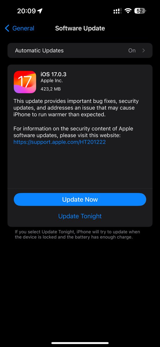Update time 🤗
#iOS 17.0.3