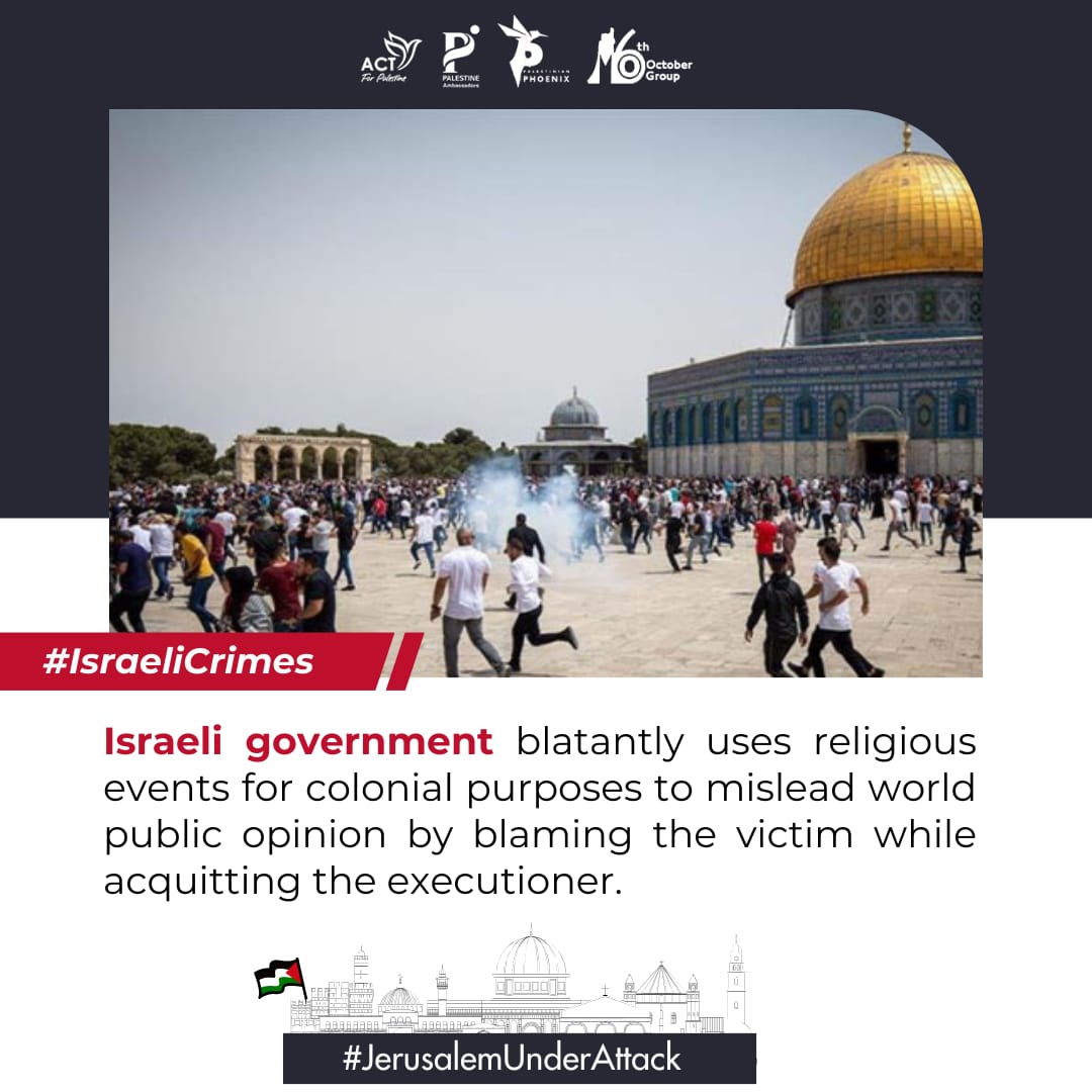 PalestinianGW's tweet photo. #JerusalemUnderAttack 
#IsraeliCrimes
#16thOctoberGroup https://t.co/Q6EtiiwaZo