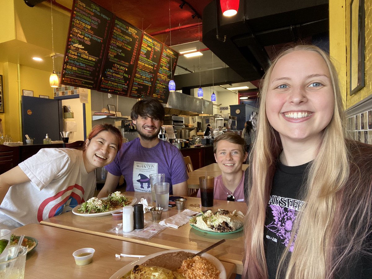 Celebrating <a href="/BClarke1212/">Brandon Clarke</a> 's return from Germany with a group lunch🌮🌮🌮