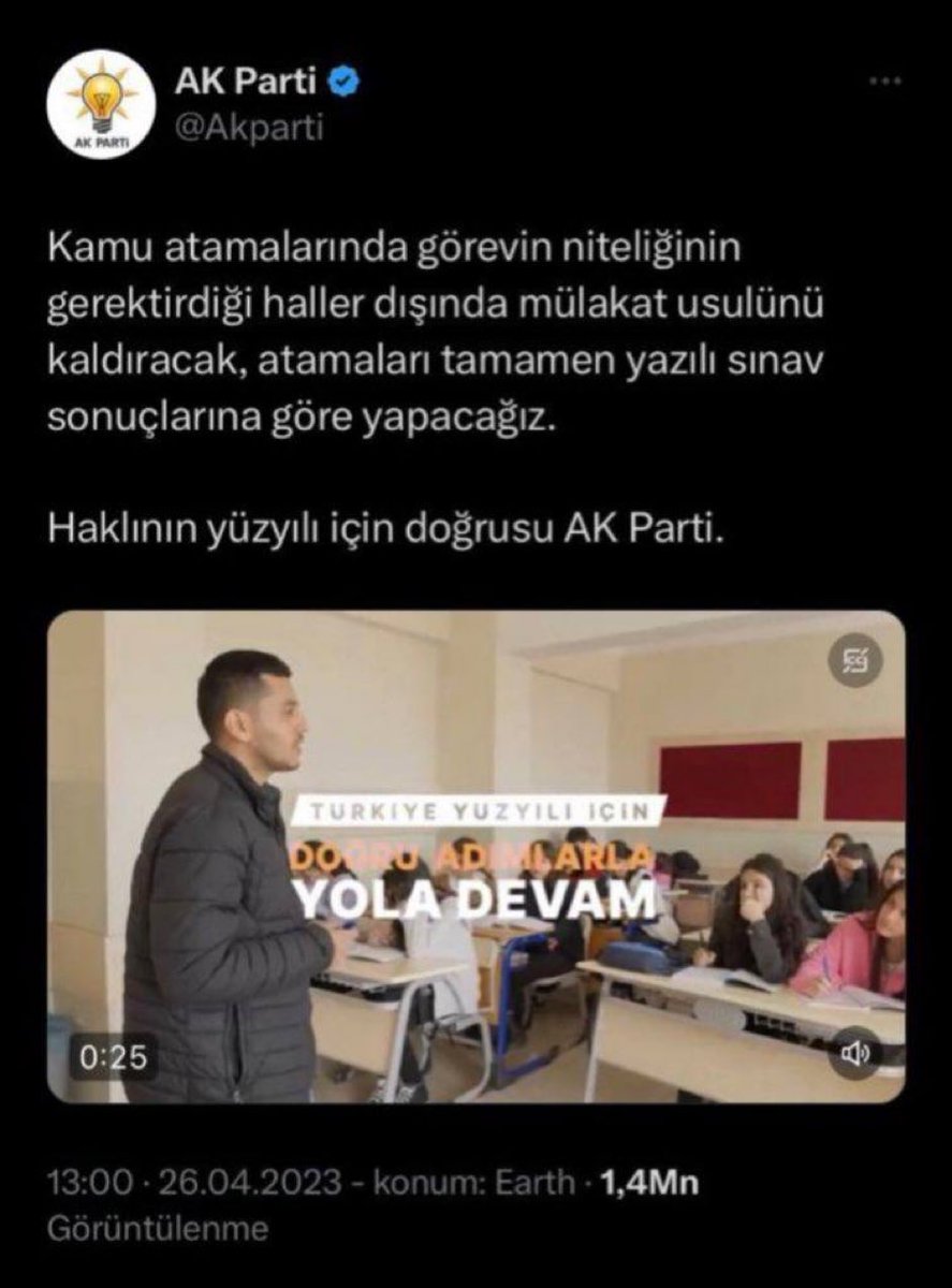 Sadece verilen sözün tutulmasını istiyoruz. #SözVarMülakatKalksın