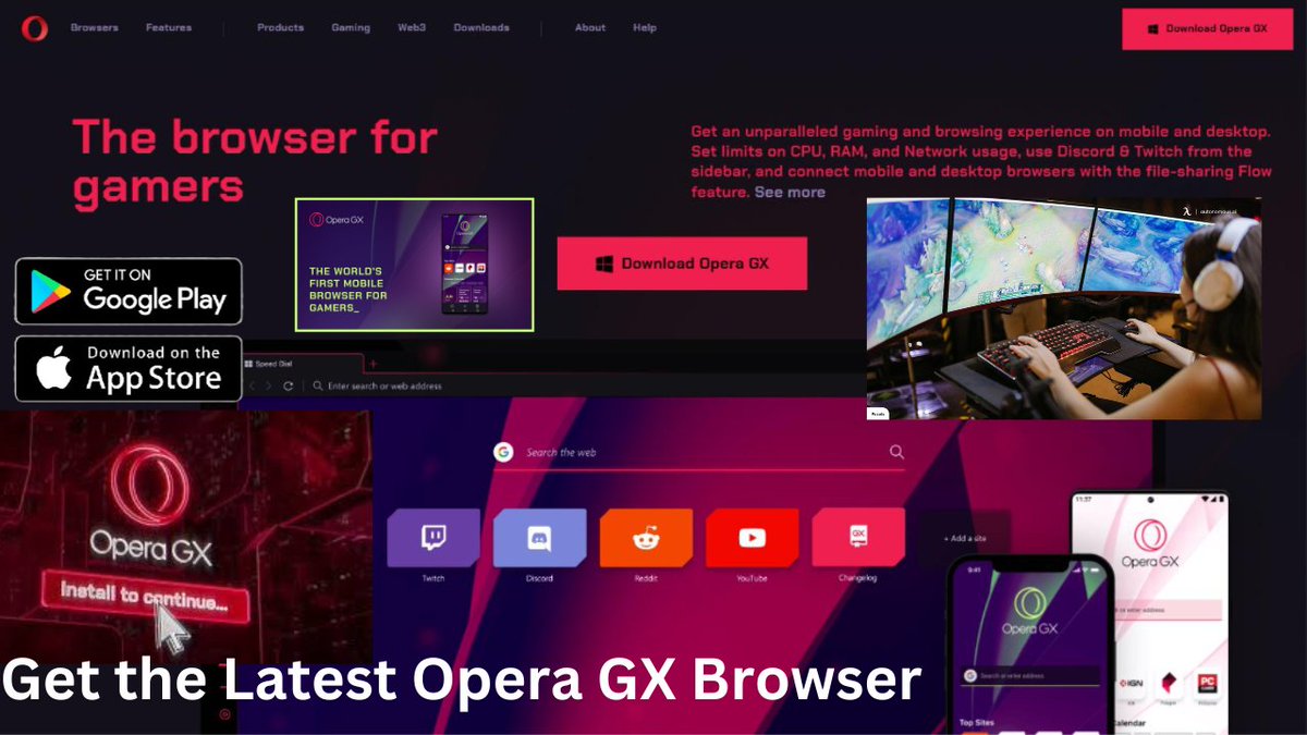 Milaava1512398's tweet image. ✅Get the Latest Opera GX Browser! Free🎉
✅ No Purchase Necessary                        
👉Don&apos;t miss this for those who play games, this browser will be very helpful to play games well🙏
please Install Now → tinyurl.com/ywmrjbxc #operagxbrowser #GX #latestbrowser