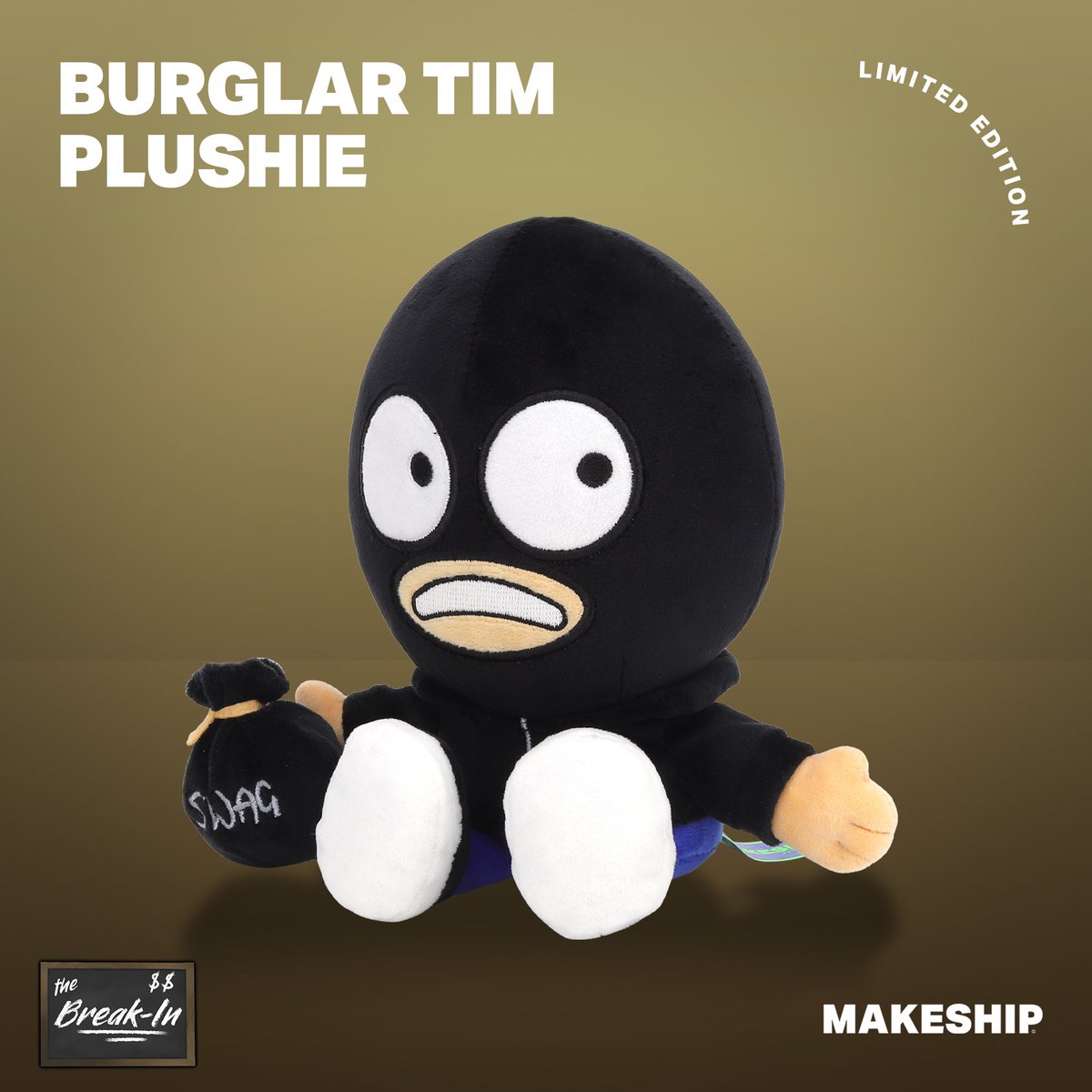 OliverJoshDev's tweet image. Time's running out, and we need 200 sales to bring Burglar Tim to life! If you want one of these limited edition plushies, head to the @Makeship store page to make your order!

makeship.com/products/burgl…