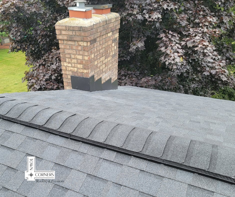 This chimney is water resistant now with new flashing measured to fit exactly what it needs, protecting the new roof from roof rot!
towncornersroofing.com

#roofrepairs #flashingrepair #customroofrepairs #chimneyflashing #flashinginstallation #experiencedroofers #reliableroofers