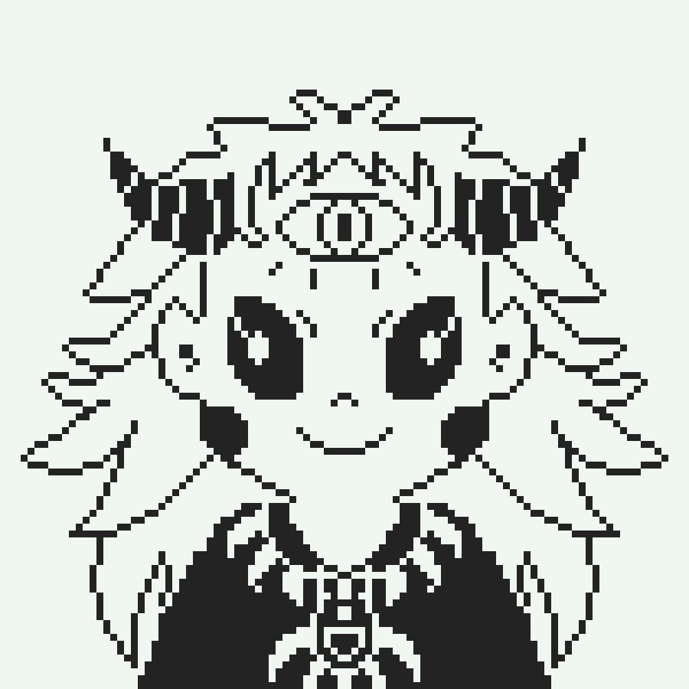 degravitate's tweet photo. 👹 Oni Child

———
🏷️ 
#pixelart #pixelartist #1bit #retroart #pixtops #ドット絵 https://t.co/7pEtVQnUK5