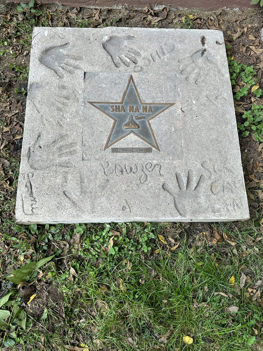 3countintern's tweet photo. I was lucky enough grab this concrete slab from @Hersheypark’s former walk of fame area at an auction. I’m a fan of Sha Na Na and Hersheypark @JonBowzerBauman, a former member of the band, had played at Hershey Park for over 25 years! I sure hope to see Bowzer back there for 2024 https://t.co/pYkdhpMSmd
