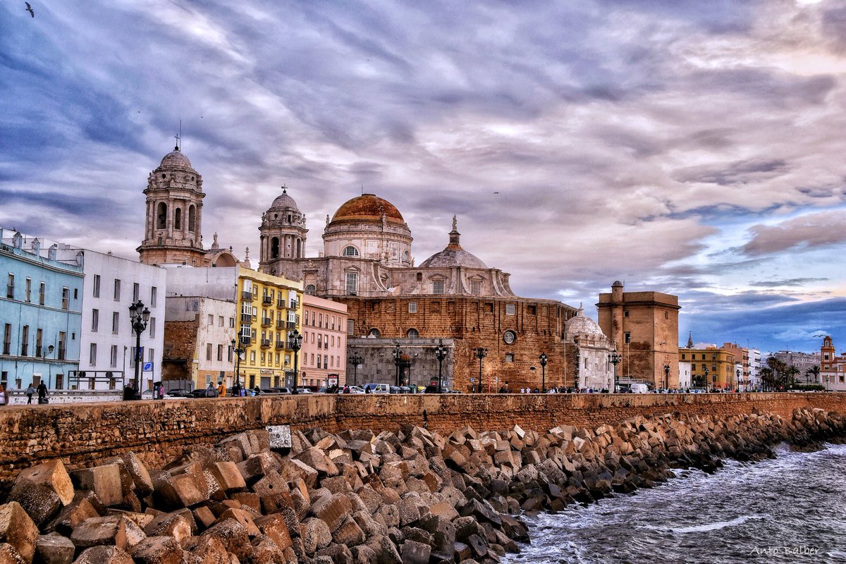 Así es Cádiz desde mi objetivo. 📸📸📸🌅🌅🌅