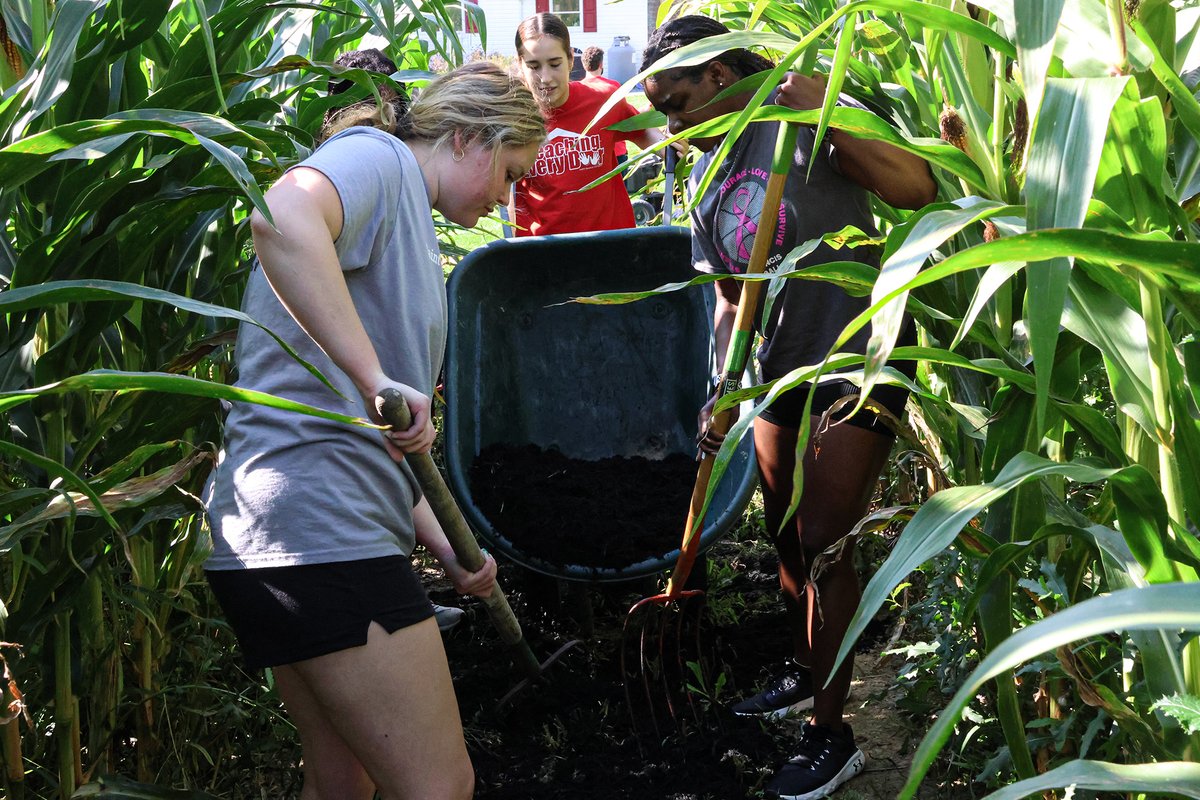 SaintFrancisPA's tweet photo. Our students were hard at work yesterday during R.E.D. (Reaching Every Door) Day! R.E.D. is an annual day of service in which our students go into local communities to give back and show appreciation for their support by giving their time and talents. #RedFlashProud ⚡️🔴 https://t.co/E6cPXTHfAc