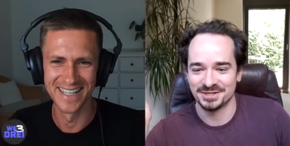 Oliver, our CEO and Co-Founder, was invited to the "So Geht Web3" Podcast with <a href="/danielfeilegroh/">Daniel Feile-Groh</a>!

If you are German speaking, this is something you should not miss out on!

Spotify: open.spotify.com/episode/1tPGiY…

YouTube: youtube.com/watch?v=4zcWHk…

#Podcast #Startup #Founder #Web3