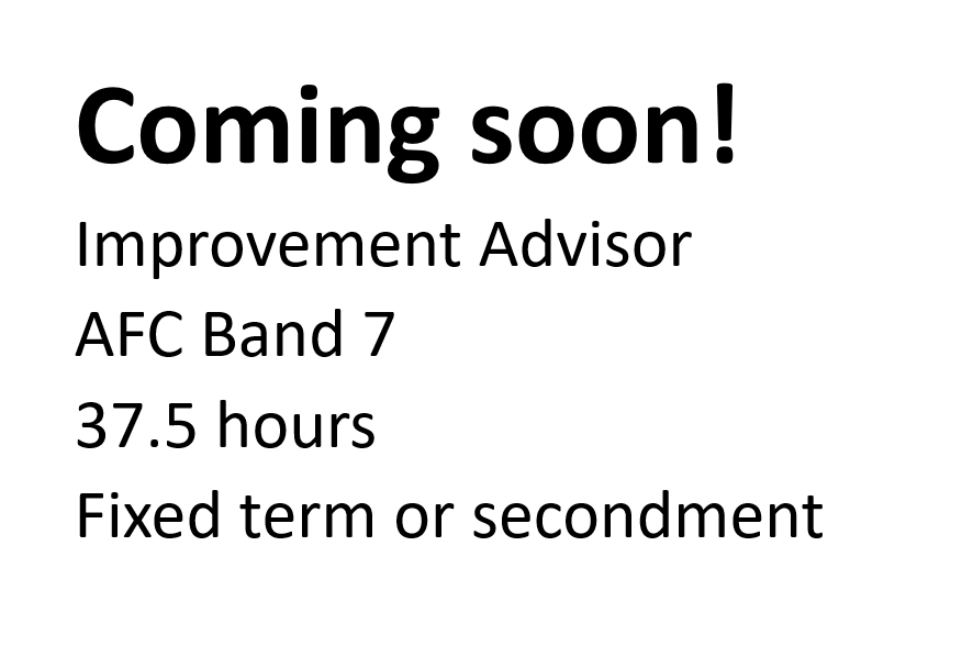 Exciting news for QI job seekers! We're hiring an Improvement Advisor to enhance our telephone helpline and digital services. If you're passionate about making a difference and love problem-solving, this could be your opportunity! Stay tuned for details.