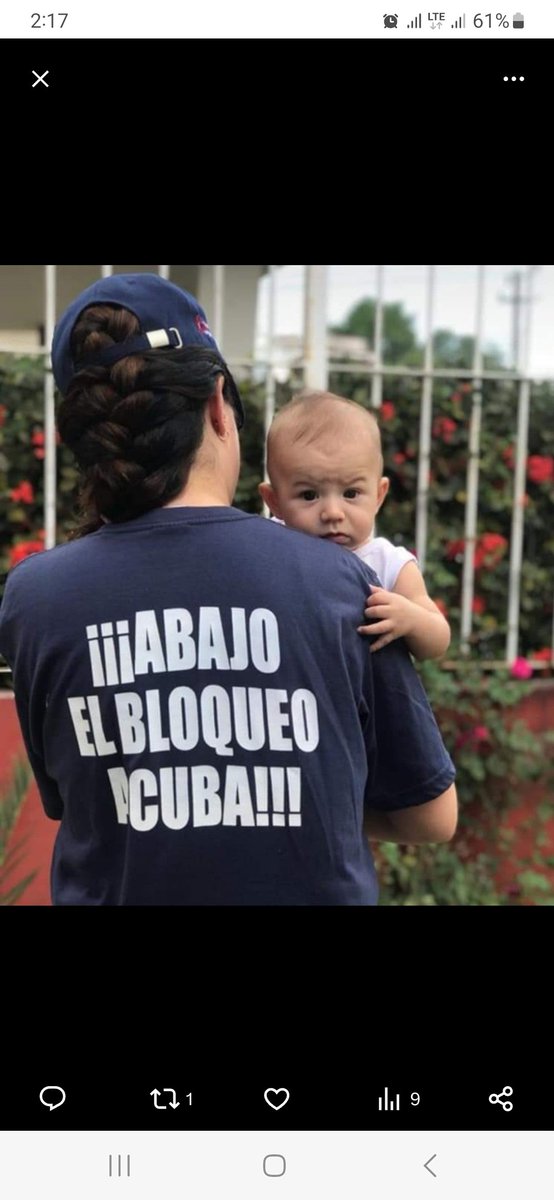 #Cuba tiene derecho a vivir sin bloqueo. El Bloqueo también es una forma de terrorismo del imperio Estadounidense. Ellos son los verdaderos terroristas. Cuba triunfará, Cuba no está sola. 
#MejorSinBloqueo.