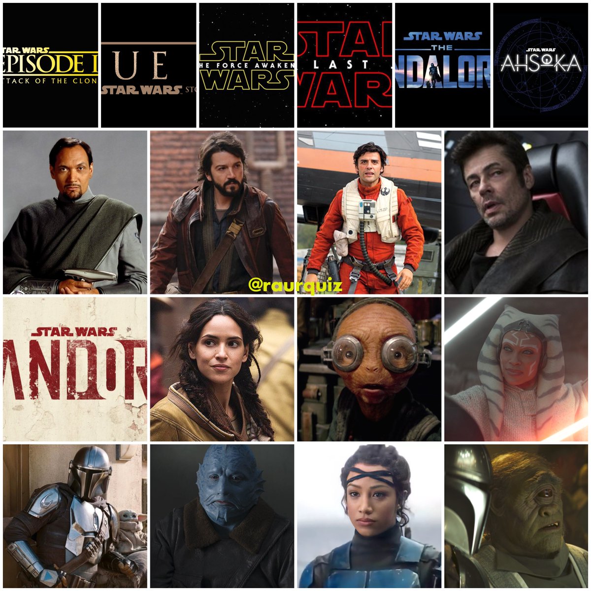 raurquiz's tweet photo. #hispanicheritagemonth #starwars #theattacoftheclones #bailorgana #rogueone #cassianandor #theforceawakens #poedameron #mazkanata #thelastjedi #dj #themandolarian #dindjarin #koskareeves #mythrol #gorkoresh #andor #bixcaleen #ahsoka #ahsokatano https://t.co/PfHTsr4fGR