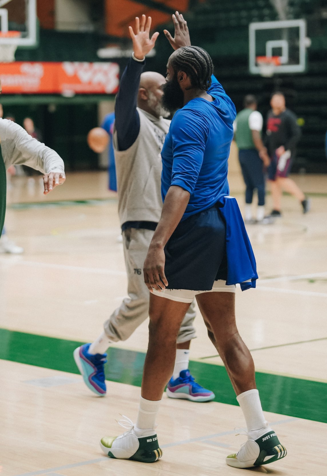 We love what James Harden wore to his NBA playoff postgame #LoveIsLove -  Outsports