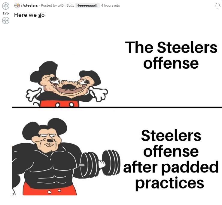Steelersdepot's tweet photo. 😂🤣 #Steelers #NFL https://t.co/yNOCb8zmUR