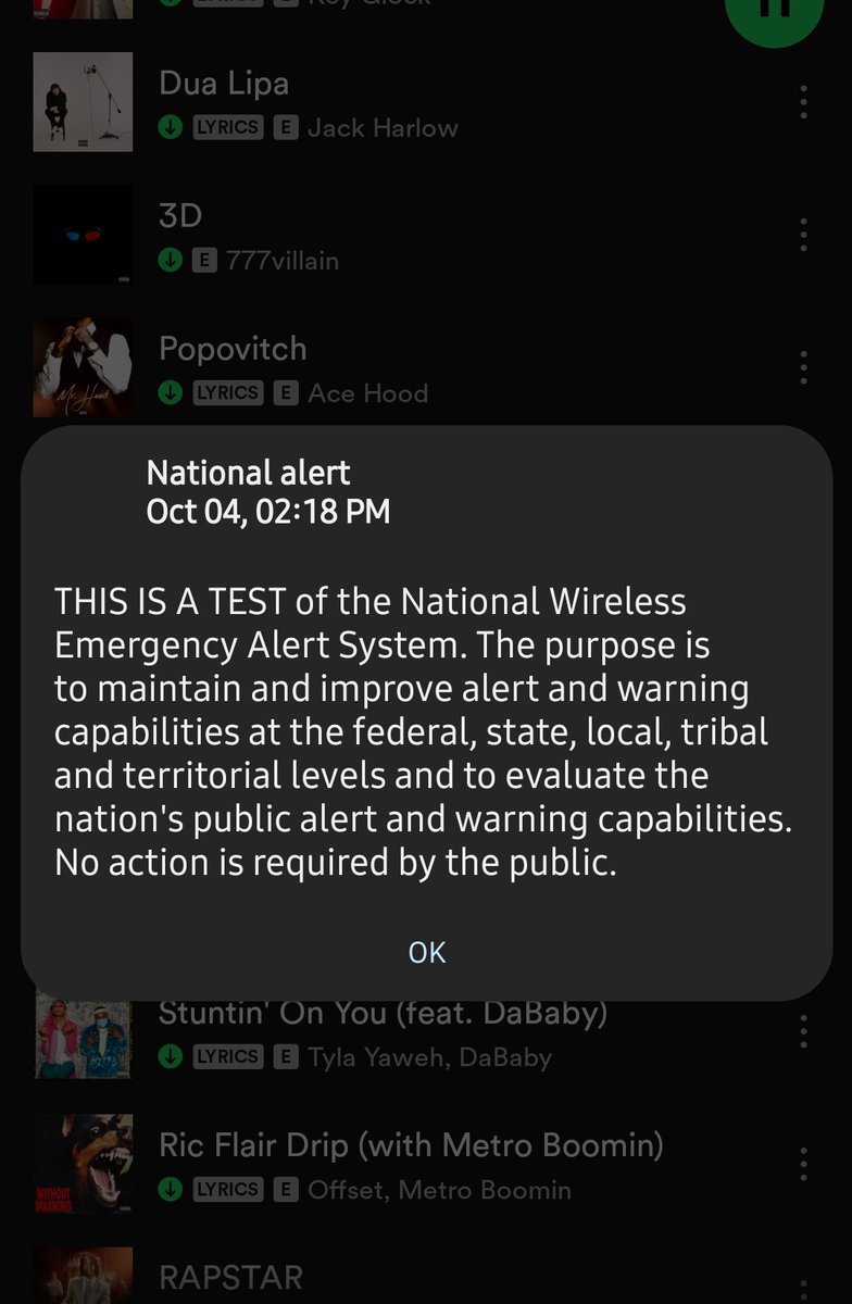 Who else got it? 
#NationalAlert