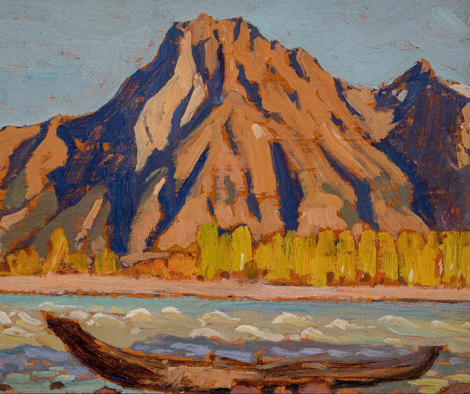 googlearts's tweet photo. Happy birthday to A. Y. Jackson 🎈

This Canadian painter was a founding member of the Group of Seven and made a significant contribution to the development of art in Canada.

“Mt. Rocher Eboulé, Hazelton, B.C.”
🎨 #AYJackson
📅 1926
🏛️ @mcacgallery https://t.co/0mjYevtpiX